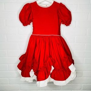 Vintage Ruvi Brand Girls Dress Prairie Pageant Western Size 5